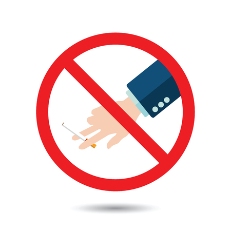 Stop Smoking. World No Tobacco Day. illustration Vector Eps 10.のイラスト素材