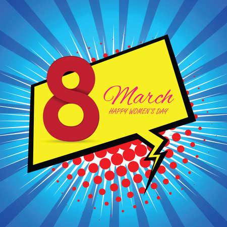 March 8. International Women's Day greeting card paper cut for your design. vector illustrationのイラスト素材