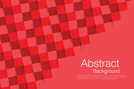 Red abstract texture. Vector background 3d paper art style can be used in cover design, book design, poster, cd cover, flyer, website backgrounds or advertising. illustratorのイラスト素材