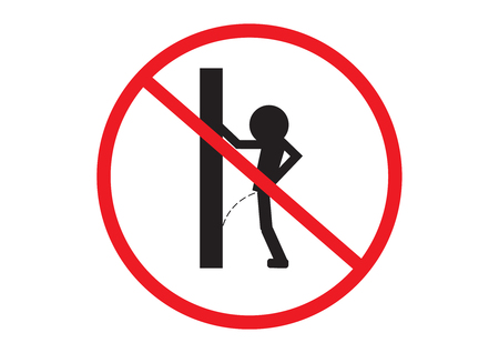 Signs of urinationのイラスト素材