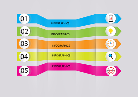 business infographics backgroundの写真素材