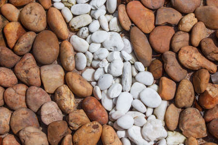 brown and white small stoneの写真素材