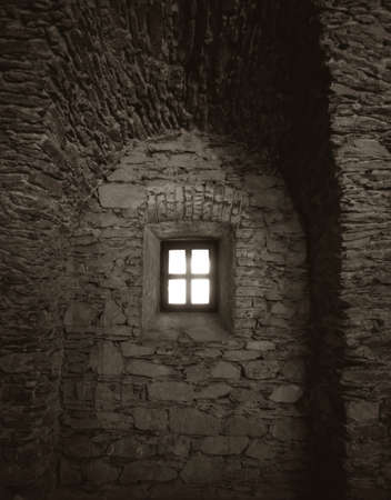 background which the structure of window door of an old mysterious castle, the best photoの写真素材