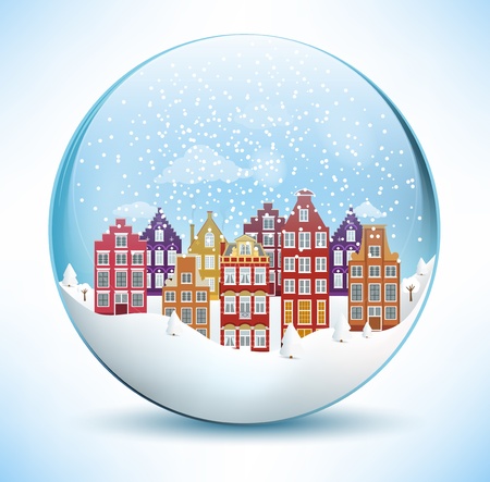 Christmas Sphere - City  Amsterdam のイラスト素材