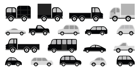 Cars collectionのイラスト素材