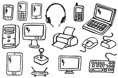 Icons - Electronics 2のイラスト素材