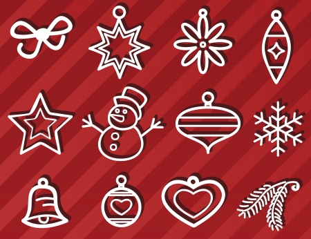 Christmas icons set 3のイラスト素材