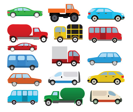 Cars collectionのイラスト素材