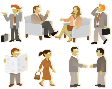 People group  office のイラスト素材