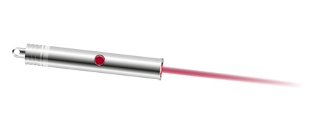 Laser pointer with red light のイラスト素材