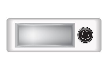 Door bell buttonのイラスト素材