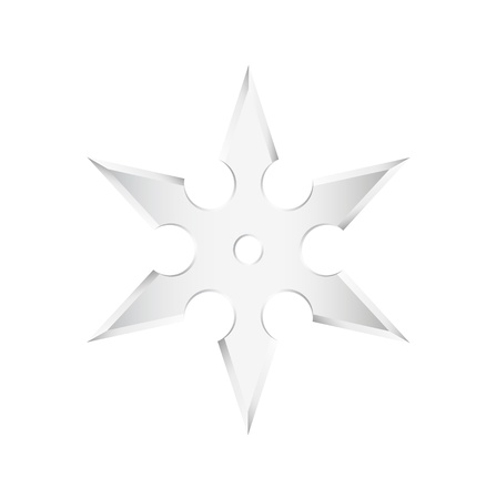 Ninja star - shurikenのイラスト素材