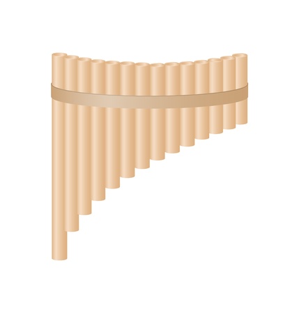 Pan fluteのイラスト素材