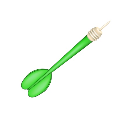 Dart in green designのイラスト素材