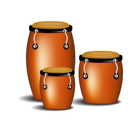 Congas bandのイラスト素材