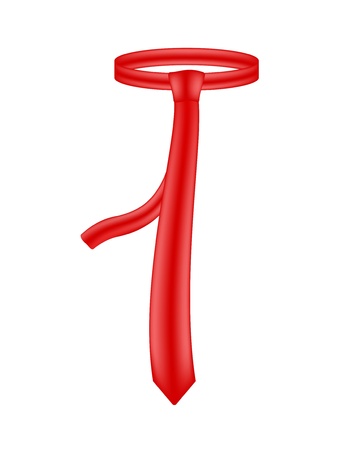 Red necktieのイラスト素材