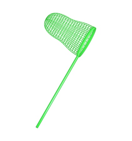Net in light green designのイラスト素材