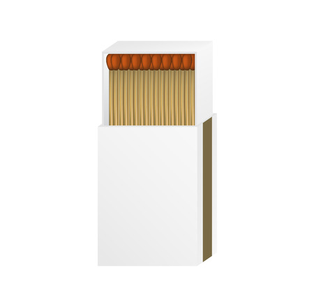 Open matchbox with a blank topのイラスト素材