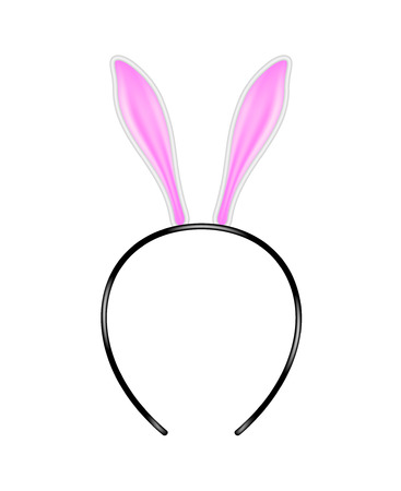 Bunny ears headbandのイラスト素材
