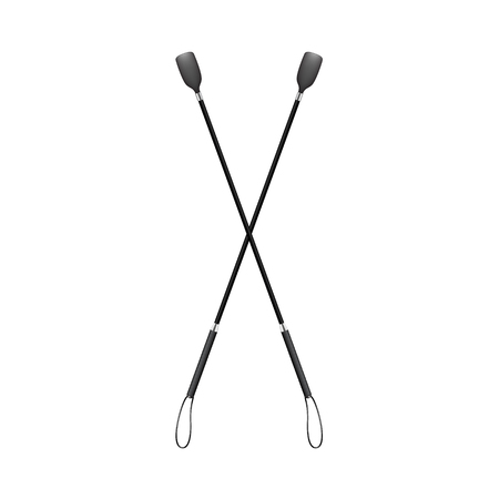 Two crossed riding whipsのイラスト素材