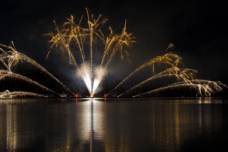 International Fireworks Competition on the lake