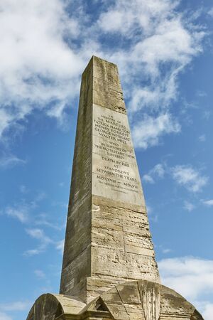 ST. ANDREWS, FIFE, SCOTLAND - SEPTEMBER 5, 2017: The Martyrs monument in St Andrews in Scotlandのeditorial素材