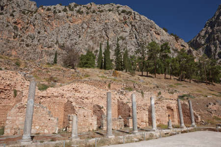 Ruins of Delphi is ancient sanctuary that grew rich as seat
