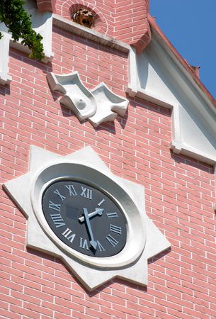 shield with hourの写真素材