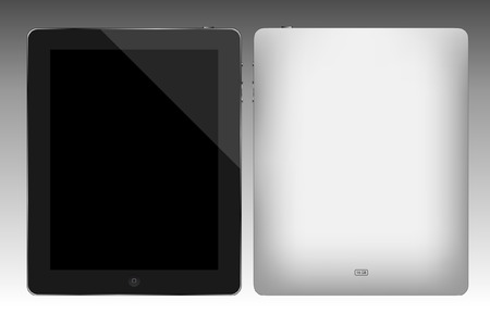 Tablet, touchpadのイラスト素材