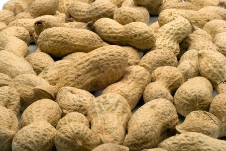 a lot of peanutsの写真素材