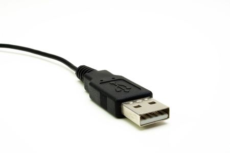 black usb plug
