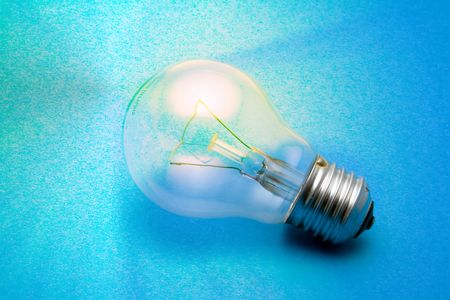 shining light bulb