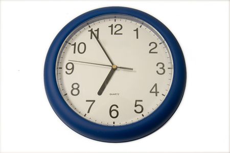  blue office clock