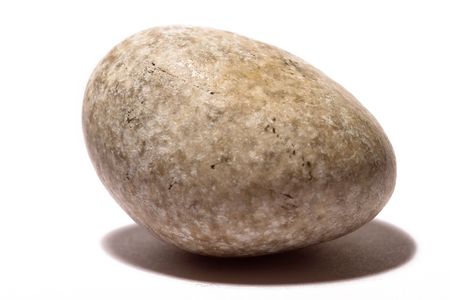 stone isolated on white backgroundの写真素材