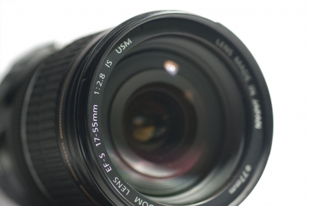 close-up of camera lensの写真素材
