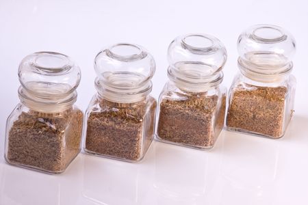 spice jarsの写真素材