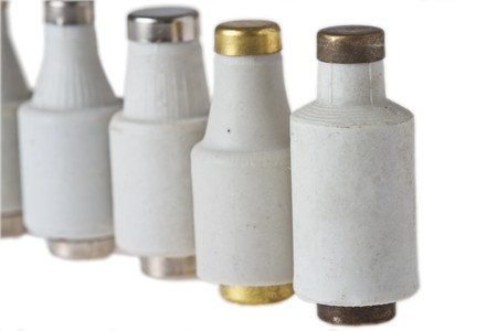 european old fusesの写真素材