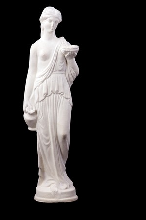 white plaster statueの写真素材