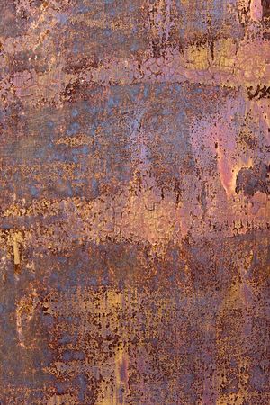 the old rusty metallic background