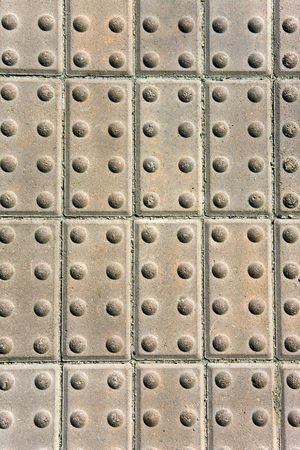the closeup of stone sidewalk