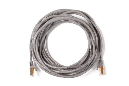internet cable on white backgroundの写真素材