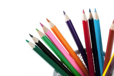 color pencils isolated on white background
の写真素材
