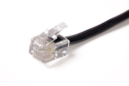 cut wire cable on white backgroundの写真素材