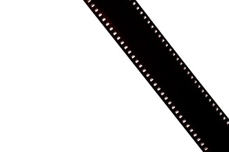 photo shot of empty film stripの写真素材