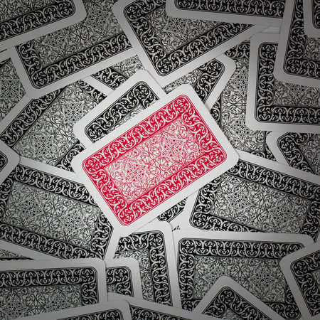 a lot of backgrounds poker cardsのeditorial素材