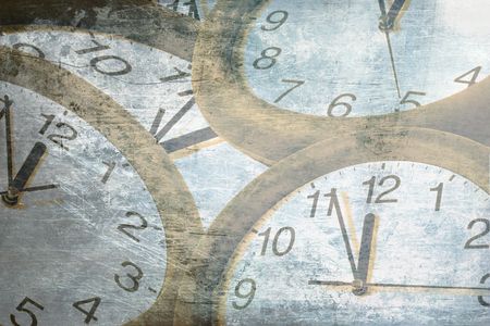 abstract time concept . old clockの写真素材