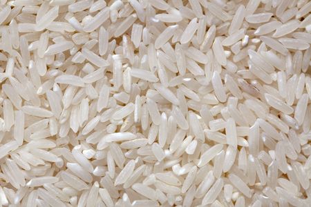 photo shot of background with white riceの写真素材