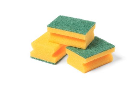 kitchen sponges isolated on white background
の写真素材