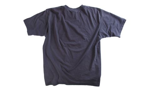 photo shot of blue  t-shirtの写真素材