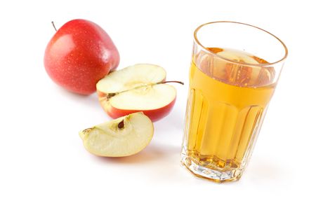 photo shot of apple juiceの写真素材